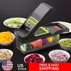 12-In-1 Vegetable Fruit Chopper Cutter Food Onion Veggie Dicer Slicer Kitchen