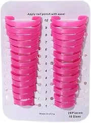 2 Boxes Nail Polish Protector, Spill-proof Nail Polish Protector for Fingers, Professional Manicure Stencils, Safe & Soft Holder for Painting Nails