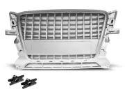 Front Grille for AUDI Q5 08-12 SILVER S-LINE STYLE TYPE GRAU18WS XINO AU