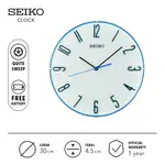 SEIKO 精工掛鐘 QXA672W 30CM 秒靜音石英 ORI