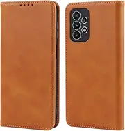 for Galaxy A23 Case Leather Wallet with Credit Card Holder Slot SunYoo Flip Cover Drop Protection Shockproof Stand Magnetic Folio Women Men Her Purse for Samsung GalaxyA23 4G 5G Light Brown
