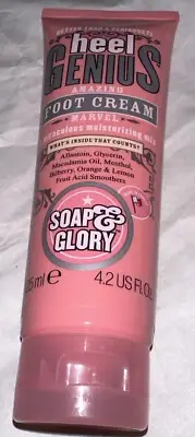 Soap & Glory Heel Genius Amazing Foot Cream 4.2 Oz Made in France