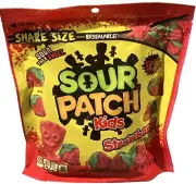 BEST BY 05/2024 SOUR PATCH KIDS STRAWBERRY FLAVORED CANDY 12 OZ SHARE SIZE NEW