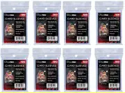 8 x Ultra Pro Regular Soft Card Sleeves Clear Penny Protector Packs 100ct