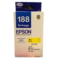 在飛比找蝦皮商城優惠-EPSON C13T188450 黃色 188 墨水匣 T1