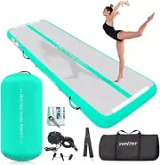 Inflatable Gymnastics Air Mat Tumbling Track with Air Barrel Octagon Mat with Pu
