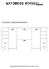 Built-in WARDROBE INTERIOR Insert DIY*made to measure* up to 3.6m wide Melbourne