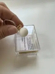 Dollhouse Miniatures Globe White Ceiling Light Lighting Lamp 1:12 Clare Bell