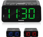 Digital Alarm Clock Radio, Alarm Clocks for Bedrooms with AM/FM Radio, Sleep