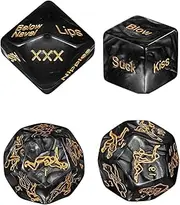 Pack of 4 Couples Heating Dice Game, Couples Multiple Positions, Wife Cube Positions Textbook, Humour Games, Party Games, Couples Bedroom Gifts, Adults