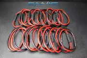 (20) 14 GAUGE QUICK DISCONNECT 2 PIN 10'' LEAD AWG WIRE HARNESS AQK-12-14BG