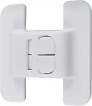 Adhesive Fridge Lock – Mini Door Latch, Safety Buckle | Child Proof Freezer Cabinet Closer for Kitchen Dorm RV Home Cooler Drawers, Appliance Protection Tool for Baby Adults Pets Cupboard Locking