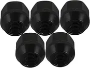 DRESSOOS 5pcs Wheel Nut Caps Tire Bolt Covers for Vehicle Lug Nut for Car Flanges Hubs and Tires Easy to Install