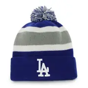MLB Woolly Hat L. A. Los Angeles Dodgers La Cuffed Knit Hat Bobble Hat Breakaway