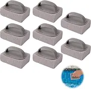 8 Pcs Hand-Held Pool Pumice Stones, Pumice Stone for Pool, Pumice Stone for Cleaning, Pumice Stone for Pool Tile Cleaning, Pool Pumice Stone for Cleaning Tiles, Cleaning Pumice Stone for Stove
