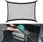 VEHIRIE Elastic Cargo Net for SUV, Car Trunk Net Organizer with ABS Hook Storage Mesh Cargo Nets 70 x 50 cm for Truck Bed Tailgate Netting Accessories