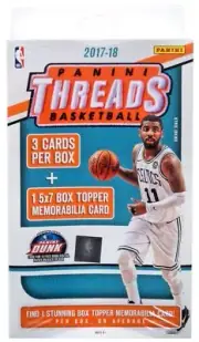 NBA Basketball Threads 2017-18 Trading Card Hanger Box