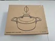 NEW! Chef's Design Simmer Pro 2-1/2 Quart Pro Saucier Stainless Steel Cookware