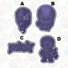 Venom Spiderman Cookie Cutter & Embosser Fondant Cutter Set 2pce birthday