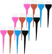 Gogogmee Salon Hair Dye Brush Set 12pcs Hair Coloring Brush Applicator Perfect for Home or Professional Use