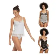 Vive Maria Lingerie-Set Unter-Hemd Panty Trousers Underwear Flower Rose Leo