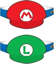 Amscan Super MarioParty Hats,Mutlicolor,12.06 centimeters,8Pieces