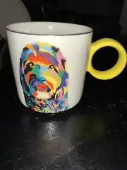 Target Tabitha Brown Dog Coffee Mug Cup Abstract 16.7 Oz Golden Doodle Pop Art