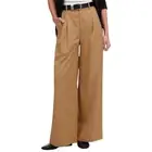 Madewell NWT Sz 8 Tall Light Neutral Tan The Harlow Superwide Leg Trousers Pants