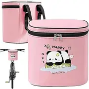 Kids Handlebar Bag | Bike Handlebar Front Bag,Waterproof Multi-Pocket Reflective Pouch for Kids Girl Boy Outdoor Scooter School Use