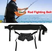 Adjustable Stand Up Fishing Rod Fighting Belt Harness Waist Rod Support Holder
