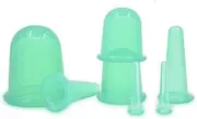 7 Pcs Silicone Anti Cellulite Cup Cupping Cups Therapy Set Family Health Care Massage Helper Vacuum Suction Massage Cups