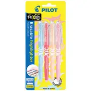 Pilot Frixion Highlighters 4 Pack