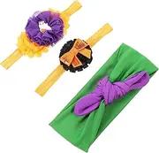 MERRYHAPY 3pcs Halloween Headbands Elastic Hairbands for Festivals Parties and Family Photos Comfortable and Headdresses for Newborns