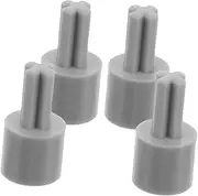 DIY Craftsmanship 4pcs Motor Adapters Cross Shaft Coupling for Toy Car Robot Smart Vehicle Projects Grey