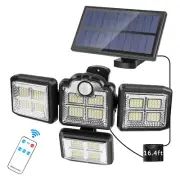 Solar Outdoor Lights with Lights Reflector Motion Sensor IP65 Waterproof Remo...
