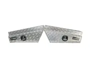 Underbody Tool Box 900mm checker plate tapered under tray toolbox ute