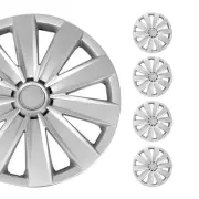 15" 4x Set Wheel Covers Hubcaps for Nissan Silver Gray