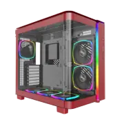 MONTECH KING 95 PRO (RED) Dual-Chamber ATX Mid-Tower PC Gaming Case