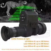 NK007S Night Vision Scope Hunting Camera with Integrated LCD Display & 850nm IR