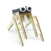 Walking Spider Robot Bionic DIY Assembly Model Science Technology Education Experiment Kit Wooden Pole Jigsaw Puzzle