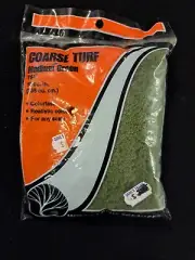 Woodland Scenics T64 Medium Green Coarse Turf Bushes Trees Model Train Scenery