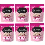 916794 6 X 180G DARRELL LEA WHITE CHOCOLATE RASPBERRY FLAVOURED BULLETS