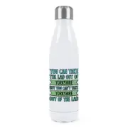 Personalised You Can Take The Lad Out Of Double Wall Water Bottle Birthday