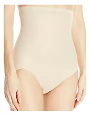 [Naomi & Nicole] Unbelievable Comfort Hi Waist Brief in Nude