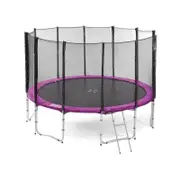 Kahuna Blizzard 14ft Trampoline With Basketball Set - Pink