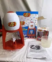 Electric Snow Cone/Ice Shaver Machine w/Cups & Straws - Jelly Belly - NEW in Box