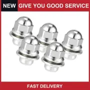 Pack of 5 For Chrysler Sebring 2002-2005 Wheel Lug Nuts M12 x 1.5 Silver Tone (for: Mitsubishi)