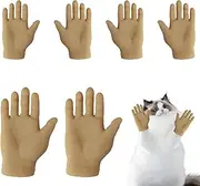 Hands for Cats, Tiny Hand for Cats Crossed, Small Human Hands for Cats, Tiny Folded Hands for Cat Paws, Cat Hands, Finger Puppet, Small Tiny Hand Soft for Cat Massage