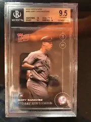 2016 Topps Now #486 Gary Sanchez Yankees 9/21/16 FASTEST TO 19 HR BGS 9.5 ROY
