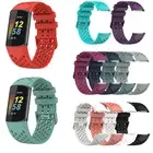 Replacement Silicone Watchband Strap Bracelet for Fitbit Charge5 Sports Watch